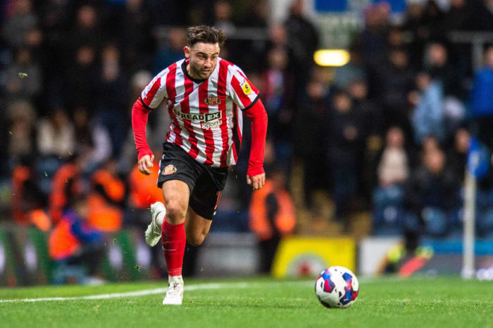 Patrick Roberts running with the ball. Image credit: Matt Wilkinson